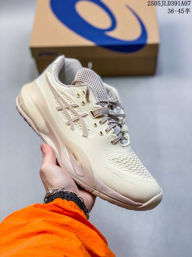 asics亚瑟士网球鞋女款R10 Resolution R9 25法网新款缓震网球鞋 尺码：见图 编码：05Jld391A07