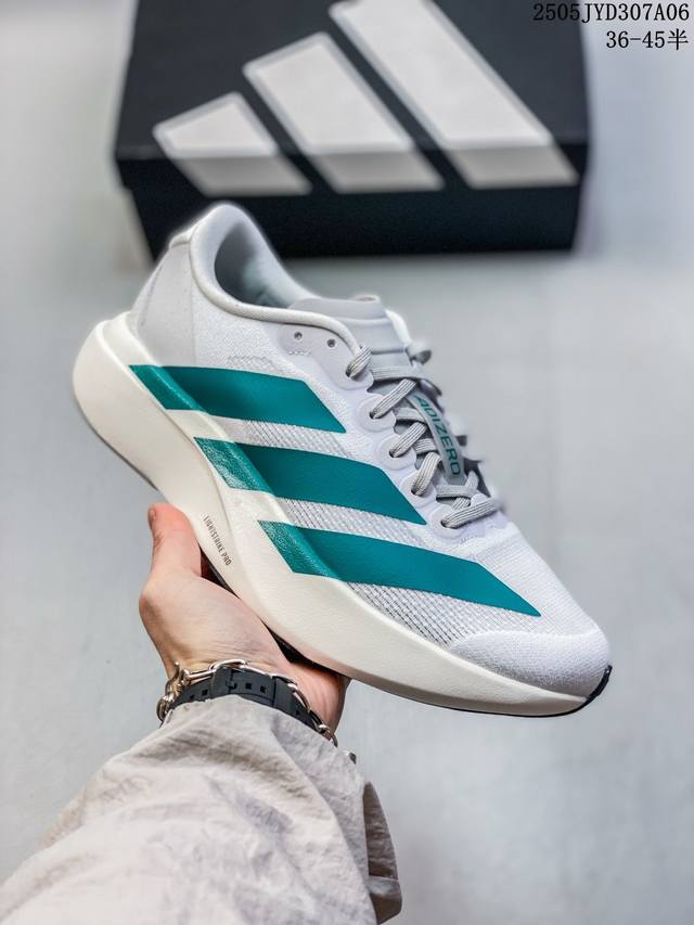 阿迪达斯 Adidas Adizero Evo Sl 运动舒适防滑耐磨 低帮跑步鞋 阿迪达斯革新力作 破纪录轻跑鞋 Adizero Adios Pro Evo