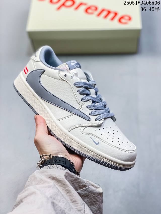 海外爆款限量发售！公司级 Travis Scott X Fragment Design X Jordan Air Jordan 1 Low Og Sp “Sup