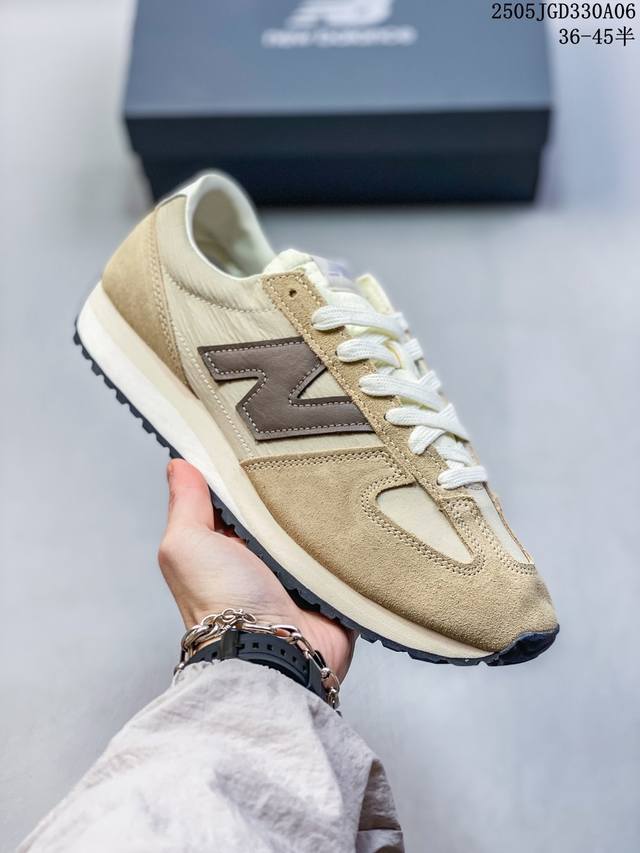 new Balance Nb 471织物牛剖层革 复古时尚防滑耐磨 低帮生活休闲鞋男女同款米紫 货号：U471Ai 鞋码：36-45半码 编码：05Jgd330