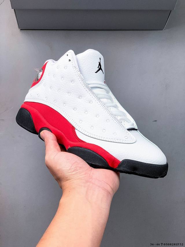 公司级！Air Jordan 13 Xiii Brave Blue 迈克尔 乔丹Aj13代复古中帮文化休闲运动篮球鞋 0508281F32