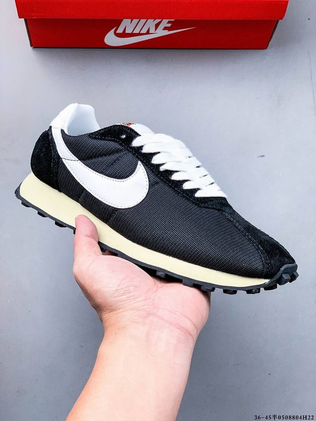 耐克Nike Roshe Run Ld- 0 X Stussy 华夫一代系列华夫复古休闲运动慢跑鞋 美国元祖街头潮牌-斯图西联手Nike打造 Ld- 0 复古跑