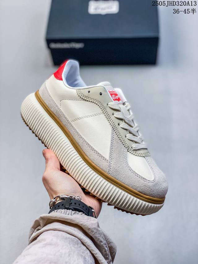 asics 亚瑟士 Onitsuka Tiger Delecity鬼塚虎 皮革 舒适潮流 耐磨 低帮 生活休闲鞋 货号：1183B874-020 类型：男女鞋