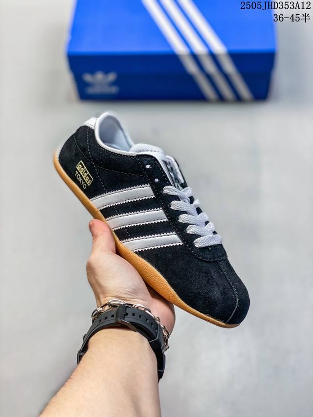 公司级Adidas Originals Tokyo W 东京限定 全新Adidas Originals Tokyo W 系列复古百搭薄底德训风低帮休闲运动鞋 生