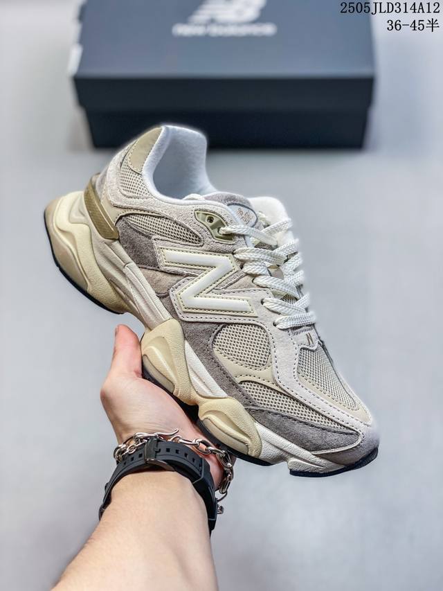 新百伦New Balance Nb9060系列 复古休闲运动慢跑鞋 U9060Jbc 鞋款灵感源自设计师本人对夏日的怀日回忆。鞋面大身由空间双格及磨砂鞋面拼接而