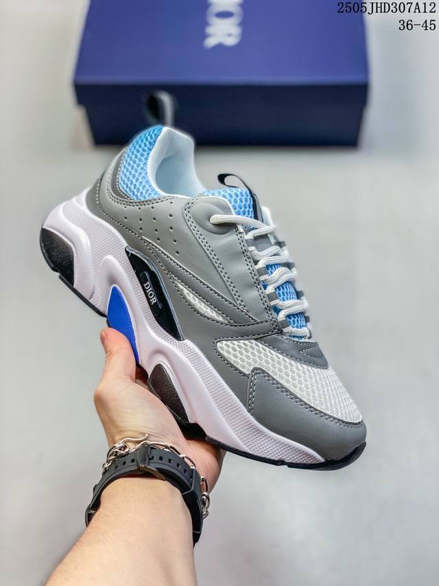 dior 迪奥 高奢品牌 彰显高级气质 Dior 运动鞋低帮系列复古休闲鞋时尚慢跑鞋厚底老爹鞋圆头系带 运动跑鞋 生活休闲鞋 男女同款 时髦单品 时尚百搭 复古