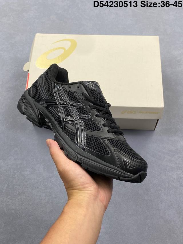 公司级Asics亚瑟士新款男女跑鞋Gel-1 复古减震透气运动休闲鞋 货号： 1A982-200 尺码：36 37 37.5 38 39 39.5 40.5 4