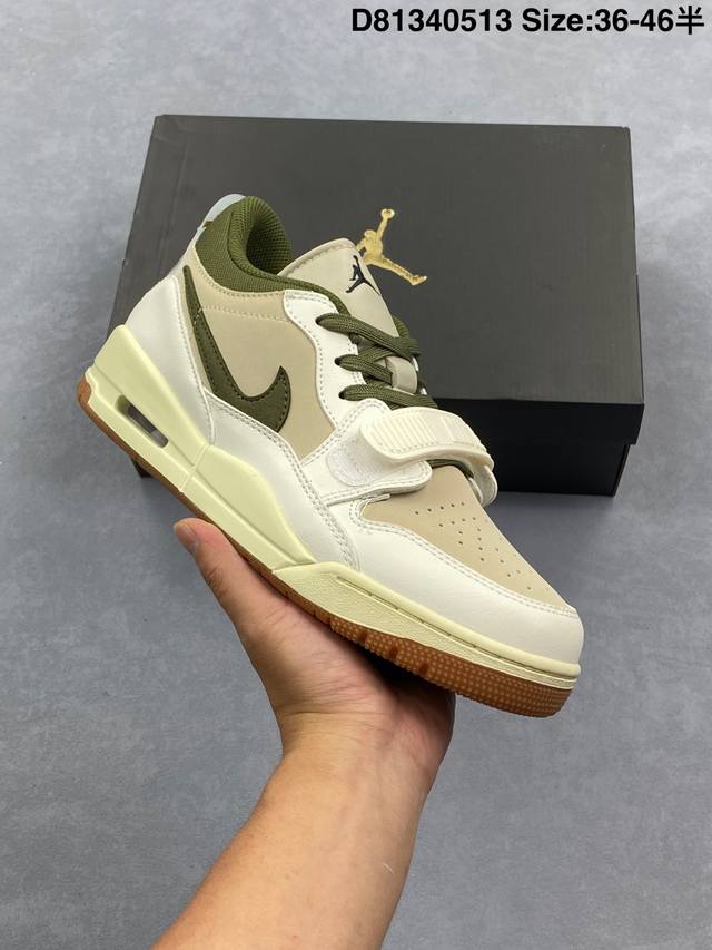 头层带半码 Air Jordan Legacy 312 Low 低帮 下站东单 Aj312 乔丹312代 Aj312 乔312 低邦 白绿色 男女同款 乔丹篮球