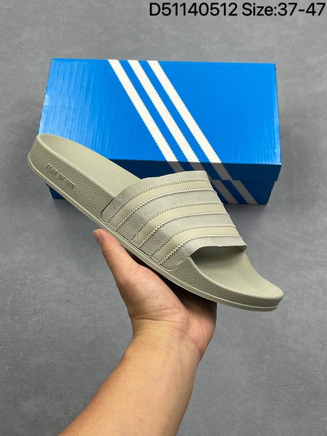 adidas Originals Adilette Slide 50Th Anniversary X Fog Fear Of Go D洛杉矶街头奢牌联乘-敬畏上