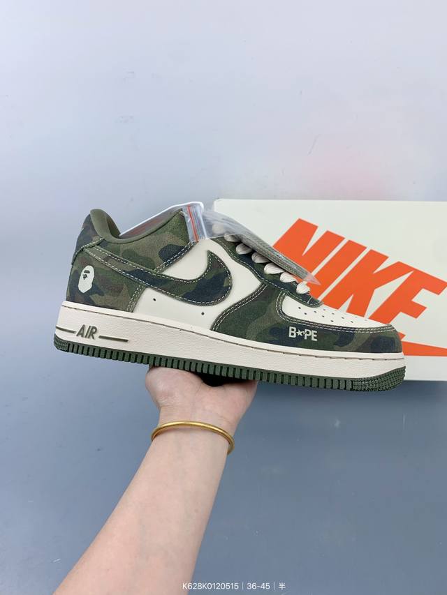 公司级Nike Air Force 1 '07 Low 空军一号 低帮 运动鞋 休闲鞋 折边针车 工艺难度大 原楦头原纸板 原装鞋盒 定制五金配件 内置全掌气垫