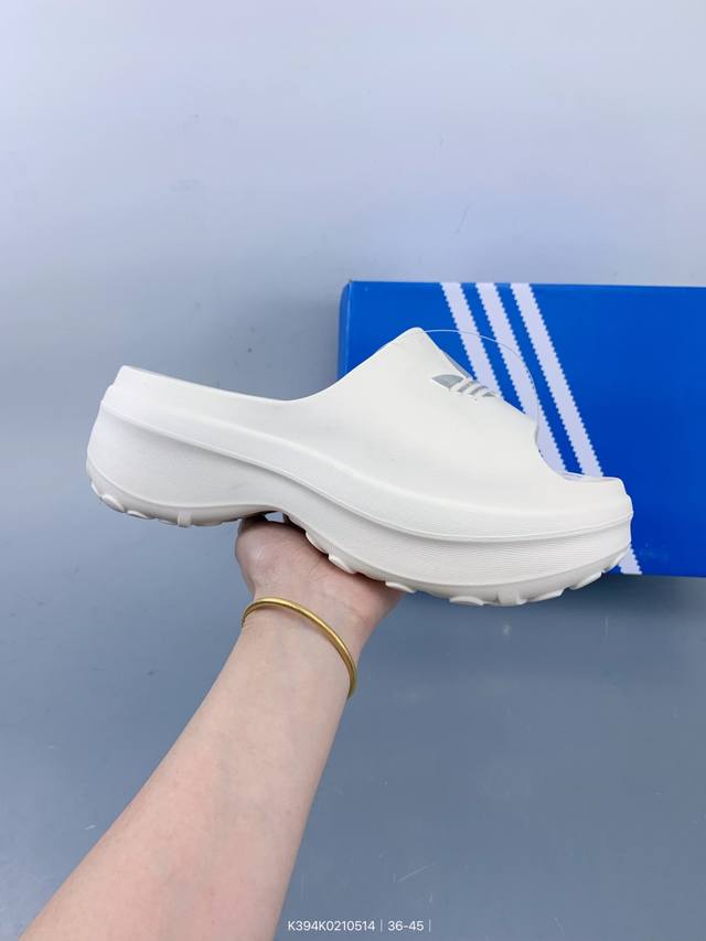 公司级Adidas Originals Adifom Stan Stan 舒适百搭 防滑防磨一字拖鞋 Size：如图 编码：K394K0210514