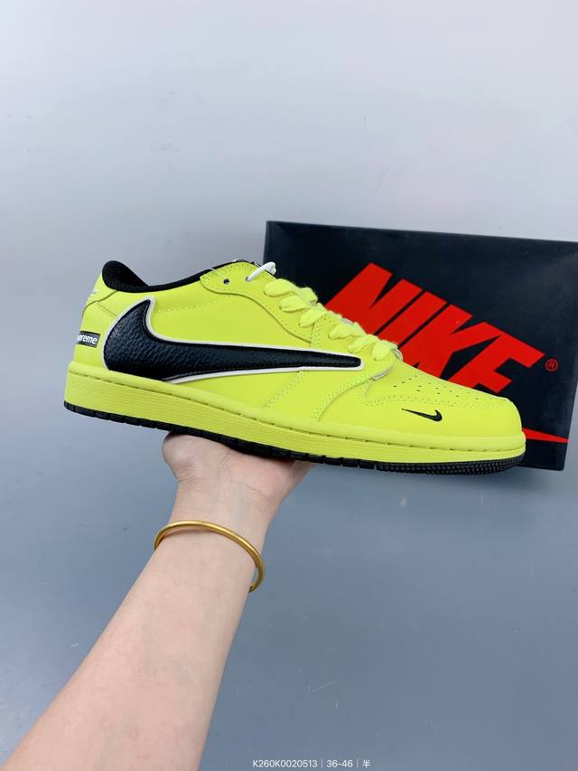 乔丹 Air Jordan 1 Low Og Aj1 乔1反转倒勾 联名款休闲运动篮球鞋 完美品质出货 鞋面切割工整 冲孔整齐干净 中底拉帮线 整体清洁度非常好