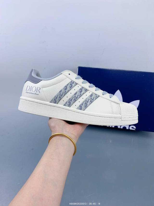 高端定制 阿迪达斯Adidas三叶草 Originals Superstar贝壳头系列 低帮经典百搭休闲运动板鞋原装头层材料 用料绝不含糊 独家版型蒸餾加工帶來