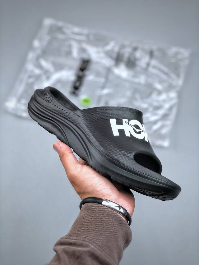 hoka One 舒缓 运动 一字 橡胶底 拖鞋 尺码：36-46
