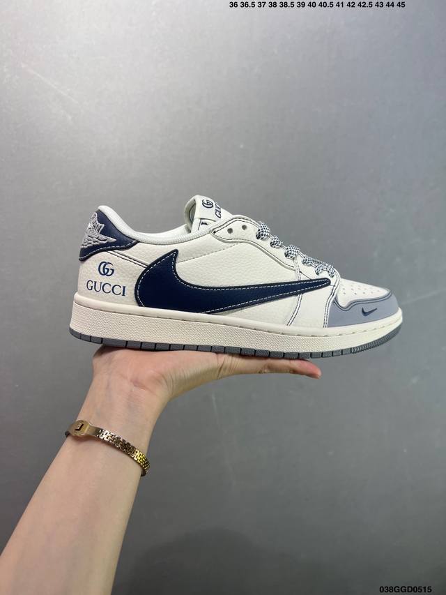 公司级Nike Jordan Air Jordan 1 联名 纯原大厂出品 极力推荐 定制鞋盒 大厂纯原品质出货 超高清洁度 皮料切割干净无任何毛边 细节完美