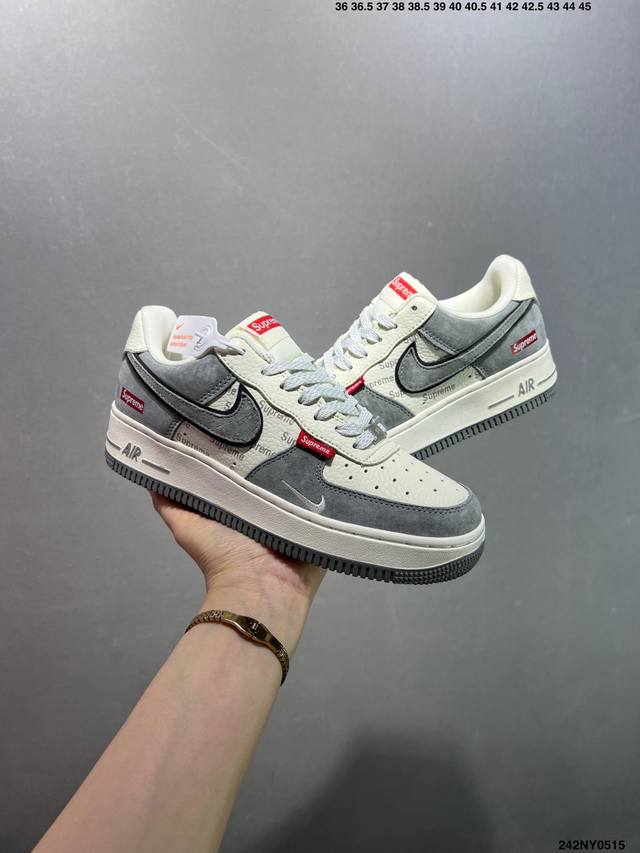 nike Air Force 1 ‘07 Low “联名 ”空军一号 低帮 运动鞋 休闲鞋 折边针车 工艺难度大 原楦头原纸板 原装鞋盒 定制五金配件 内置全掌