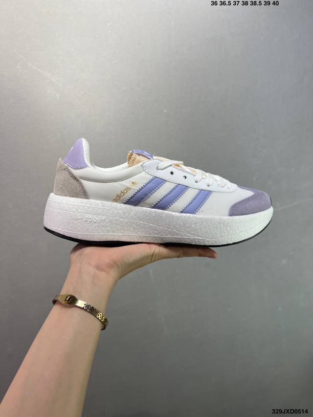 公司级Adidas 三叶草Ozelia 大底侧面字体重点升级 整理度完美提升 正确磨砂材质 原厂配套 高密度柔性编织 符合出口标准 原工艺高密度成型Eva中底