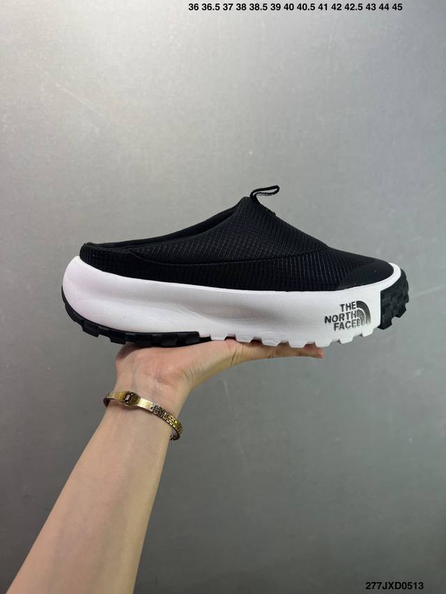 公司级The W Never Stop Mule 北面舒适百搭防滑耐磨低帮生活休闲鞋 织物的鞋面透气性十足 泡棉中底5Cm增高软弹 官方货号: Nfoa8A92