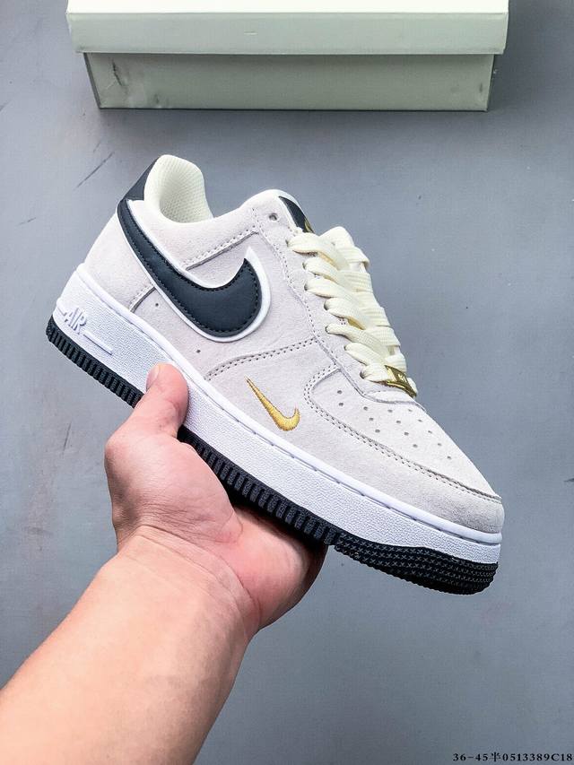 二层真标！耐克Nike Air Force 1 Low 空军一号低帮经典百搭休闲板鞋 0513389C18