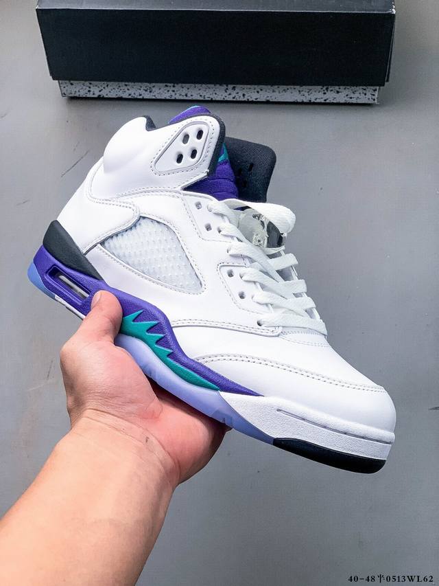 公司级！Air Jordan 5 Retro Aj5 乔5 经典篮球鞋！原厂数据 2025最新原厂底模 原纸板楦头开发 进口头层皮料 完美鞋型匹配公司货 正确鞋