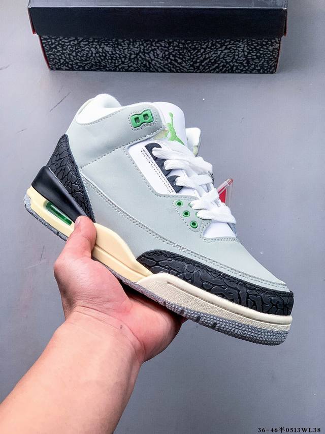 公司级！乔丹 Air Jordan 3 Retro Tinker Nrg Aj3 乔3 低帮复古休闲运动文化篮球鞋 0513Wl38