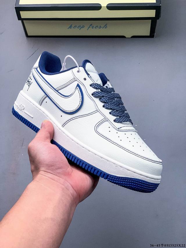 二层真标！耐克Nike Air Force 1 Low 空军一号低帮经典百搭休闲板鞋 0513525X22