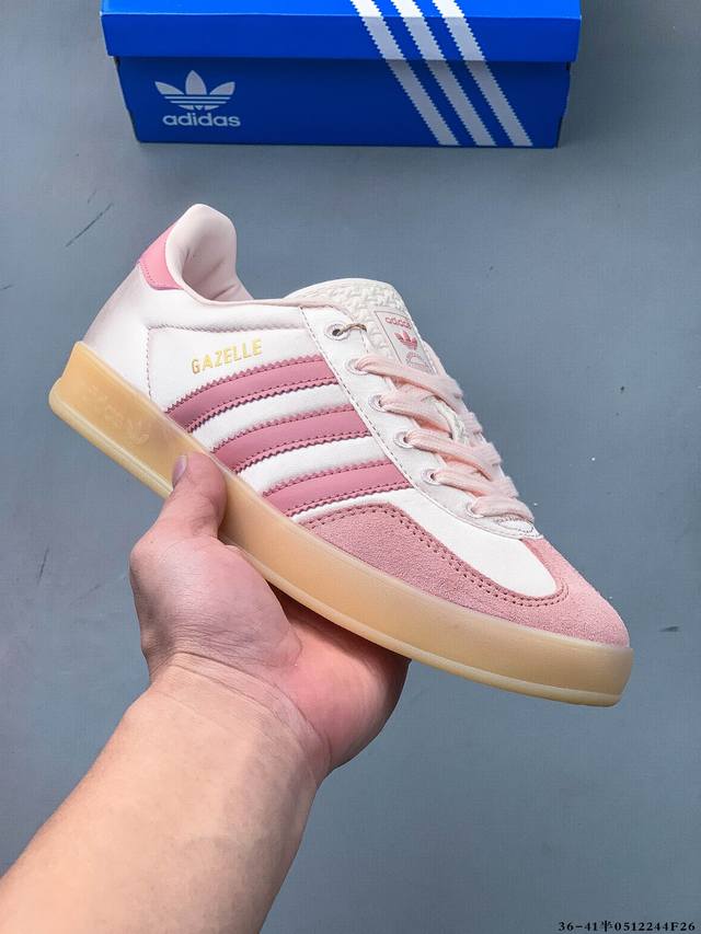 真标半码！阿迪达斯Adidas Gazelle 低帮复古百搭休闲运动板鞋 0512244F26