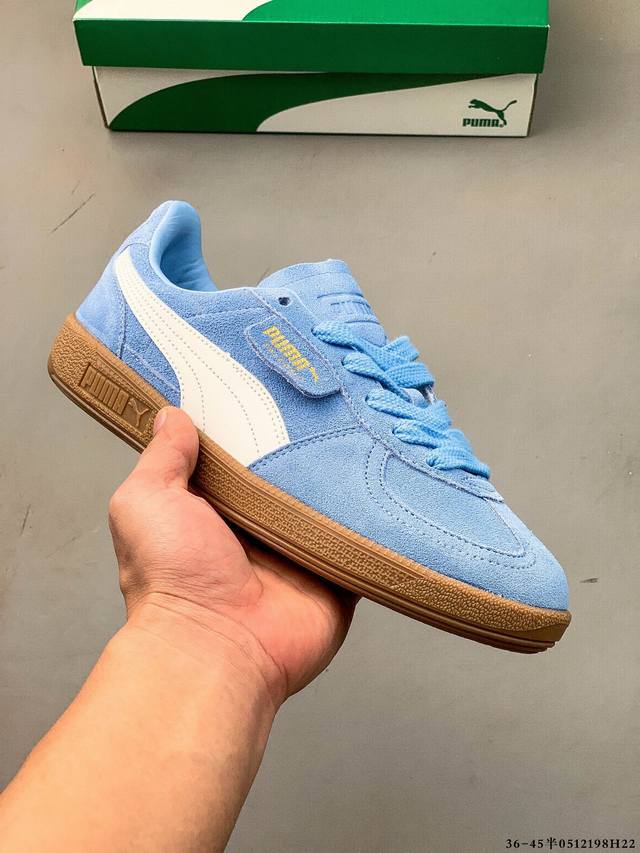 puma彪马男女通用Palermo Og 标贴运动鞋 鞋款复刻，重温足球文化风潮！ 近日 Puma 将经典鞋款 Palermo 重新带回市场，让众多鞋迷和足球爱
