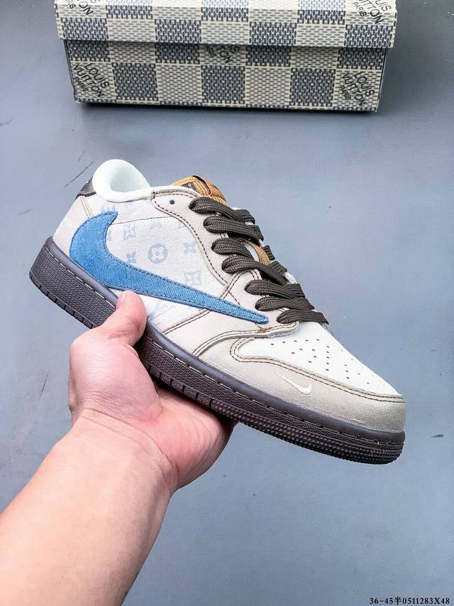 公司级头层！耐克Nike Air Jordan 1 Low Aj1乔1 低帮潮流缓运动休闲板鞋。Aj1 低帮拼接 完美版型真头层牛皮# 内置缓震气垫 原鞋开模