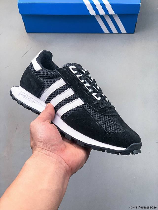 阿迪达斯Adidas Retropy E5阿迪新款运动休闲爆米花 三叶草 厚底 跑鞋 新款低帮经典运动鞋以70年代经典跑步鞋为灵感 新鲜演绎复古造型 搭载Adi