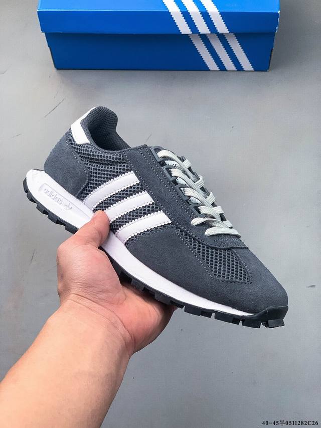 阿迪达斯Adidas Retropy E5阿迪新款运动休闲爆米花 三叶草 厚底 跑鞋 新款低帮经典运动鞋以70年代经典跑步鞋为灵感 新鲜演绎复古造型 搭载Adi