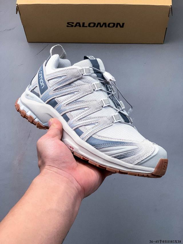 salomon Xa Pro Xt-6 Expanse 萨洛蒙户外越野跑鞋 鞋面采用Sensifit贴合技术 全方位贴合包裹脚型 鞋跟部鞋底牵引设计 提供强大的