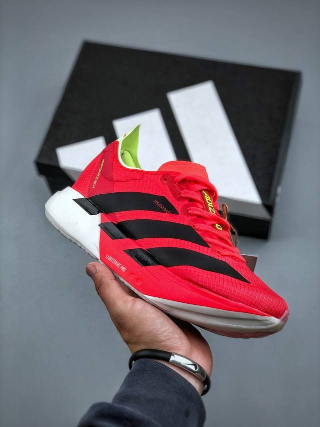 adidas Adizero Adios Pro 4 M舒适百搭防滑耐磨 低帮跑步鞋 货号：Jr6358 尺码：36-46 半