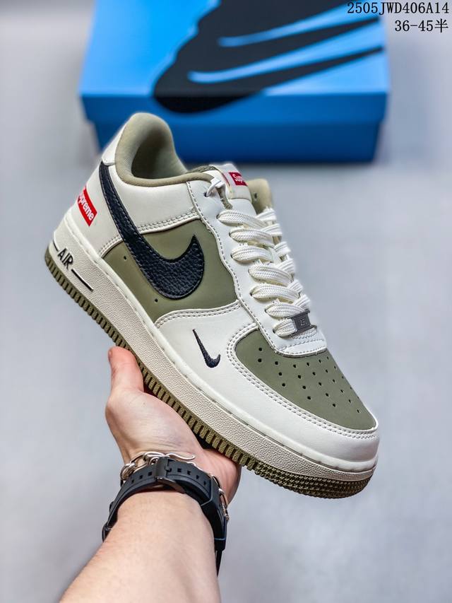 海外限量发售！公司级Nike Air Force 1 '07 Low “Bape联名--丛林迷彩”空军一号 低帮 运动鞋 休闲鞋 折边针车 工艺难度大 原楦头原
