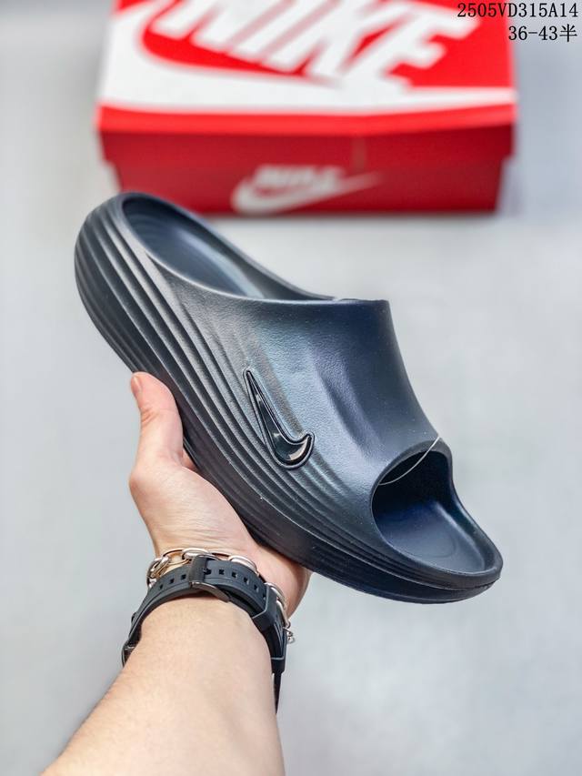 真标带半码 耐克男女子一脚蹬缓震拖鞋夏季新款抓地官方Nike Rejuven8 Hv4484 尺码：见图 编码：05Vd315A14