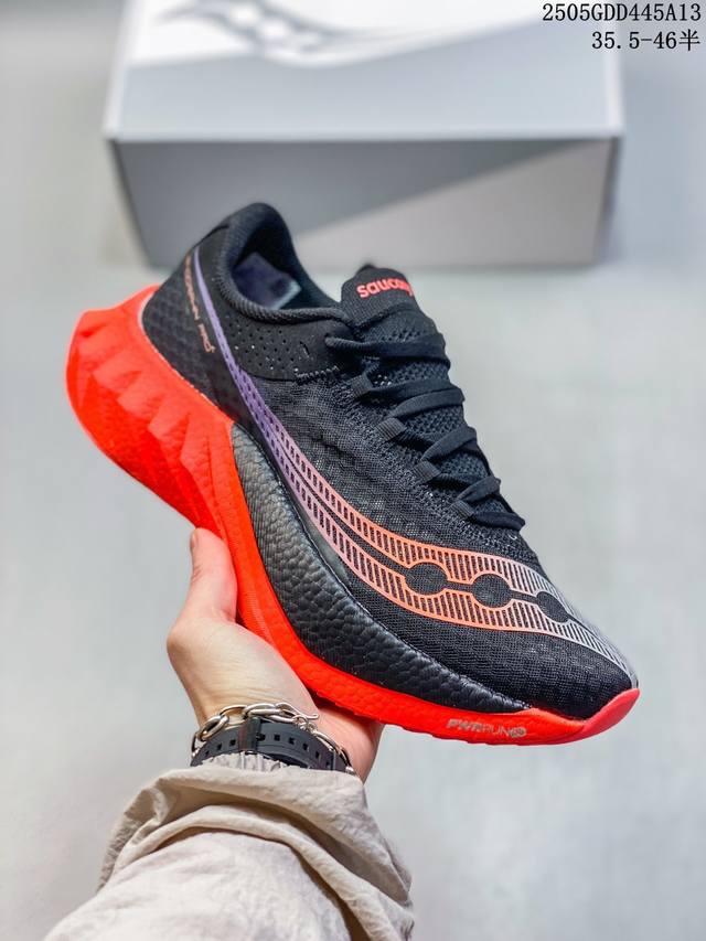 saucony索康尼Triumph啡鹏4 巴斯夫真爆男女跑步缓震透气舒适轻巧运动休闲鞋 5 60Ddeyi 40-46带半码 35.5-40带半码 35.5-4