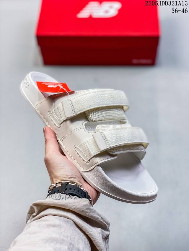 new Balance Nb官方25新款女百搭时尚轻便清凉拖鞋Swautsb1 尺码：见图 编码：05Jdd321A13