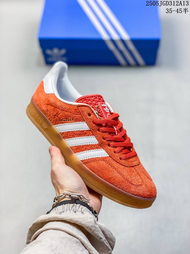 层公司级阿迪达斯Adidas Originals Gazelle Esquisite Gucci 德训 系列低帮复古百搭休闲运 号码：35-45半码 编码：05