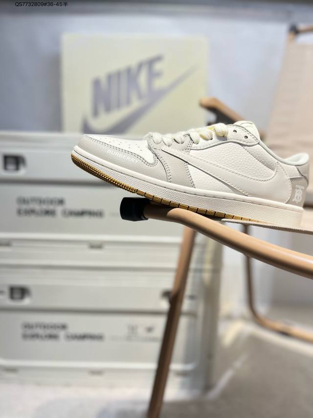 公司级头层皮 乔丹Air Jordan 1 Low Aj1低帮系列篮球鞋 官方同步配色 原装级产物 #拒绝公底 立体鞋型 细节完美 高清洁度Qy0966 Qs7