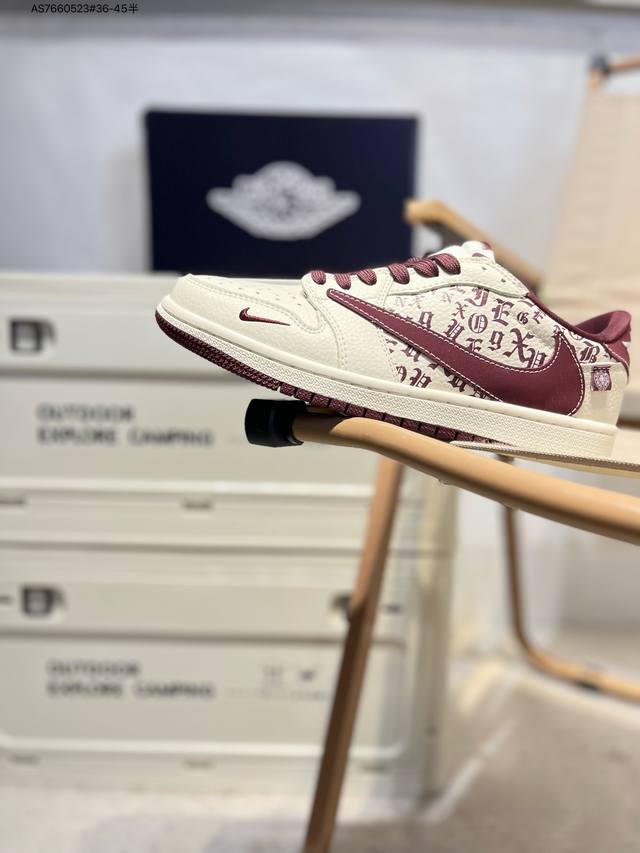公司级头层皮乔丹Air Jordan 1 Low Aj1低帮系列篮球鞋 官方同步配色 原装级产物 #拒绝公底 立体鞋型 细节完美 高清洁度Ld2025 As76