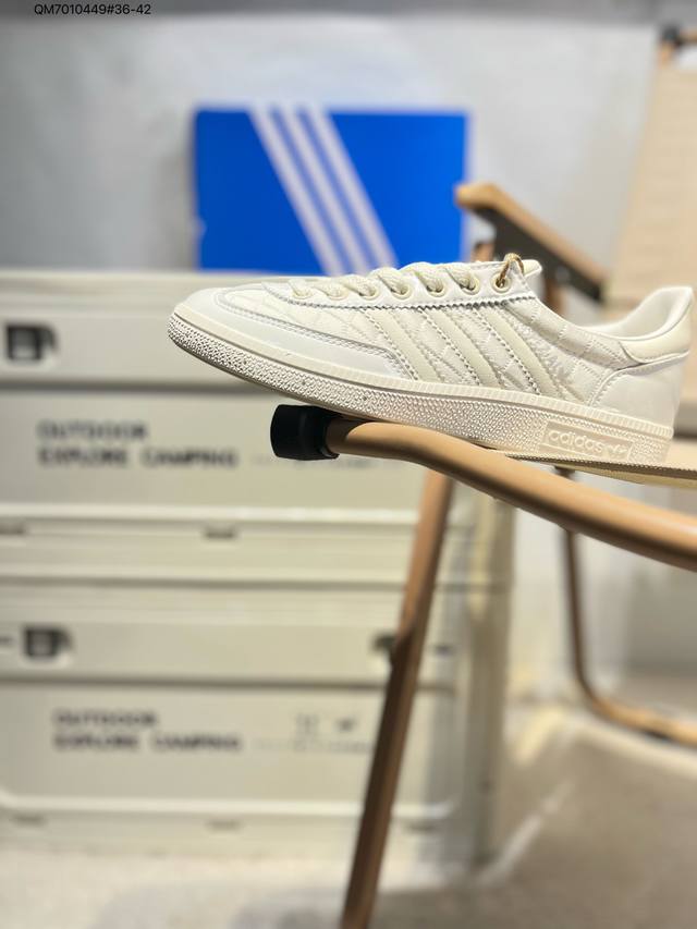adidas Originals Pony Tonal Samba Og 桑巴舞系列绅士德训足球风百搭低帮休闲运动板鞋Jq0015 Qm7010449#36-4