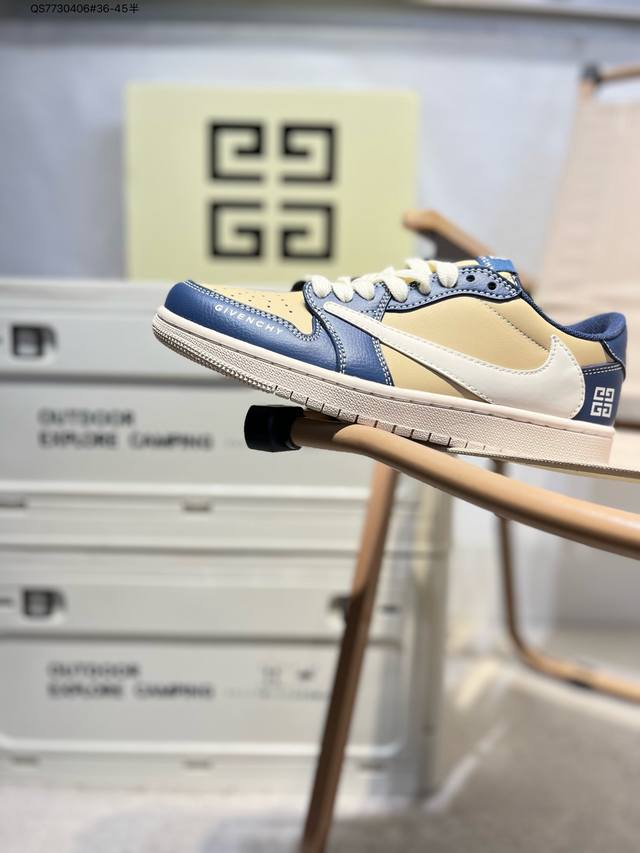 公司级头层皮乔丹Air Jordan 1 Low Aj1低帮系列篮球鞋 官方同步配色 原装级产物 #拒绝公底 立体鞋型 细节完美 高清洁度Qy0568 Qs77
