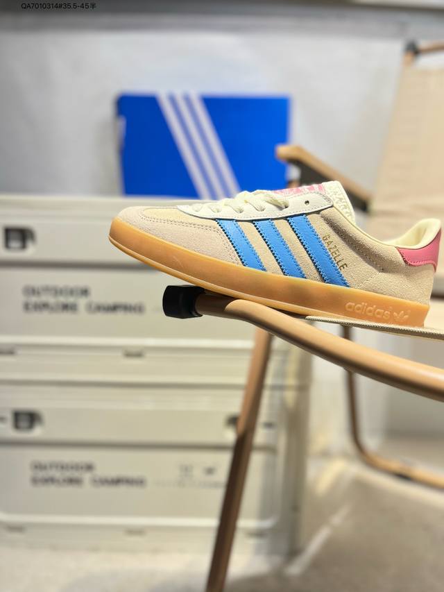 ad Originals Gazelle Bol D品控无敌、进口翻毛皮、各大平台不二之选。 色差还原度高达百分99以上。 全部提取原鞋色卡比对采样定制色卡。