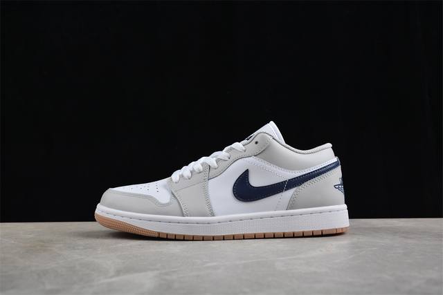cj版纯原 Air Jordan 1 Low Aj1 乔1奶咖蓝勾 低帮文化休闲板鞋 553558-146 #市售最高品质 原鞋开发 大厂代工流水线打造 公司货