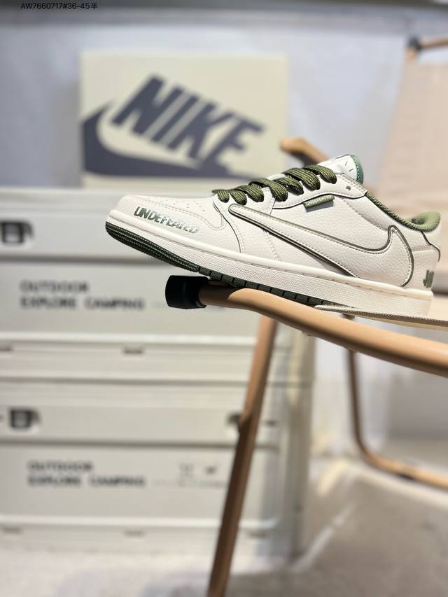 公司级头层皮乔丹Air Jordan 1 Low Aj1低帮系列篮球鞋 官方同步配色 原装级产物 #拒绝公底 立体鞋型 细节完美 高清洁度Df1845 Aw76