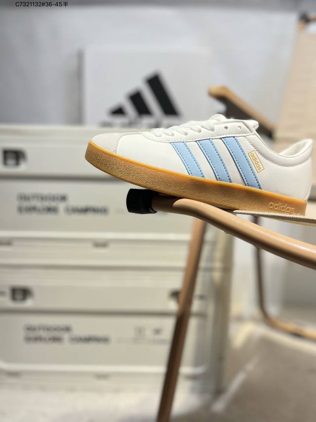 阿迪达斯Adidas Neo Vl Court 3.0男女休闲鞋情侣百搭板鞋运动男鞋女鞋 T字头 货号 Jh5063 C7321132#36-45半