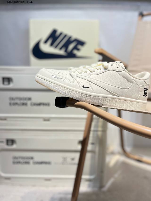 公司级头层皮乔丹Air Jordan 1 Low Aj1低帮系列篮球鞋 官方同步配色 原装级产物 #拒绝公底 立体鞋型 细节完美 高清洁度Bb6588 Qd76