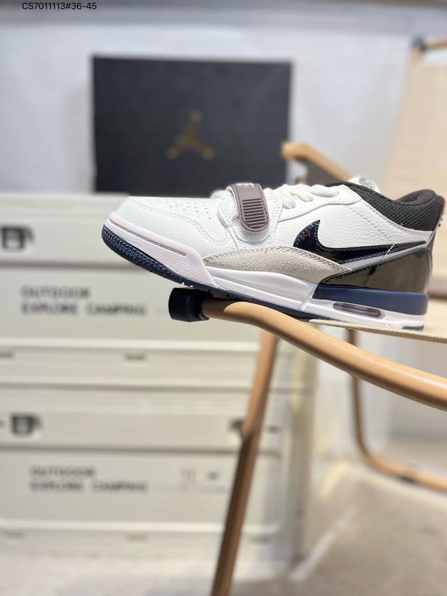 air Jordan Legacy 312 乔丹篮球鞋系列 号称 “最强三合一” 的 Jordan Legacy 312，自然有着杂交结合的设计，它的名字就展现