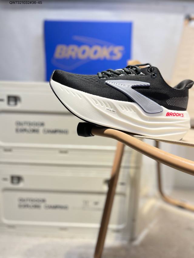 brooks布鲁克斯 Glycerin Max 舒适简约防滑耐磨 低帮跑步鞋 447 Qw7321032#36-45