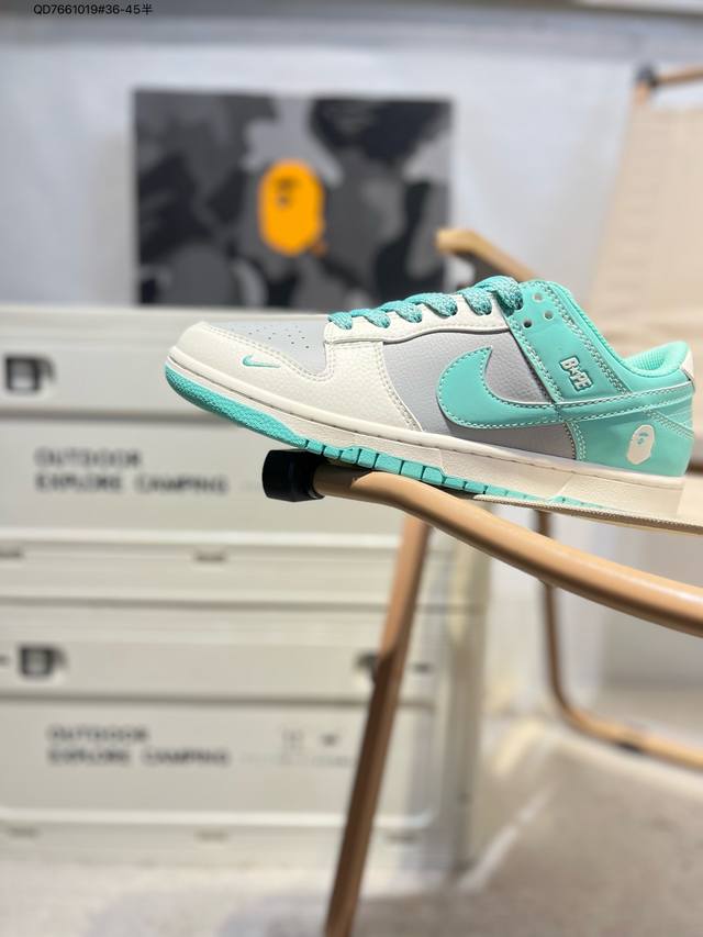 公司级头层皮猿人X 乔丹Air Jordan 1 Low Aj1低帮系列篮球鞋 官方同步配色 原装级产物 #拒绝公底 立体鞋型 细节完美 高清洁度 Bb8969
